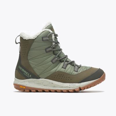 Merrell Antora Sneaker Boot Waterproof Trailskor Dam LjusOlivgröna (SE839264)